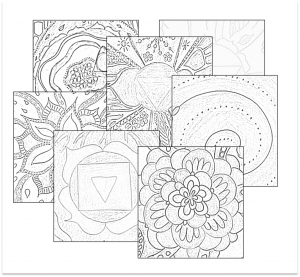 manadala zentangle templates