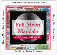 full moon mandalas