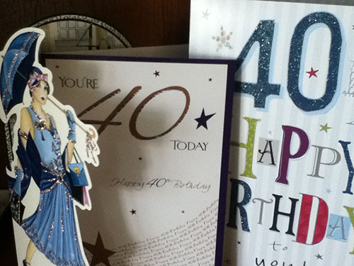 40 lessons on my 40th birthday.