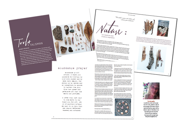 Published: Connecting with nature in Amulet magazine