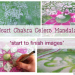 Heart Chakra mandala start to finish