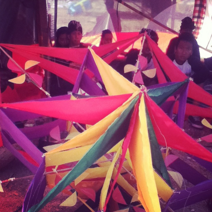Balie kite colourful