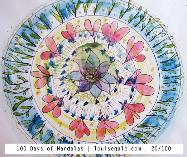 100 Days of Mandalas – Days 20-29