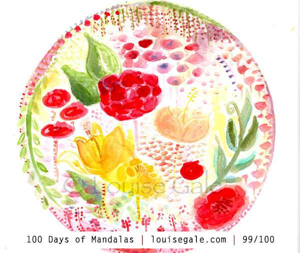 100 days of mandalas mixed media mandalas mandala art class