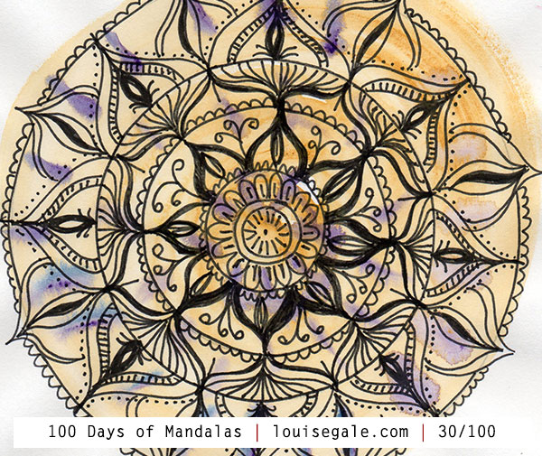100 Days of Mandalas – Days 30-39