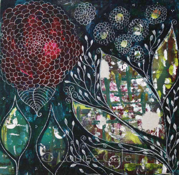 Botanical Paintings | Louise Gale Mixed Media Botanical ...