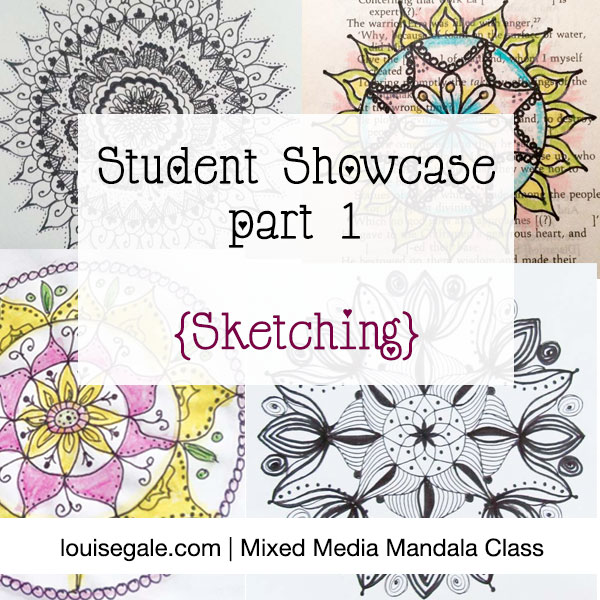 Mandala Art Class Student Showcase March 2015 Class part 1 {mandala doodles}
