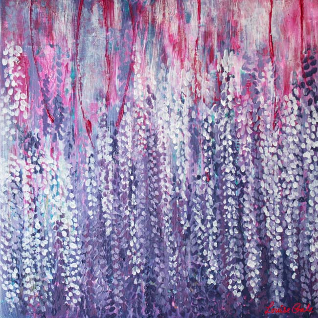 Under the Wisteria painting by Louise Gale