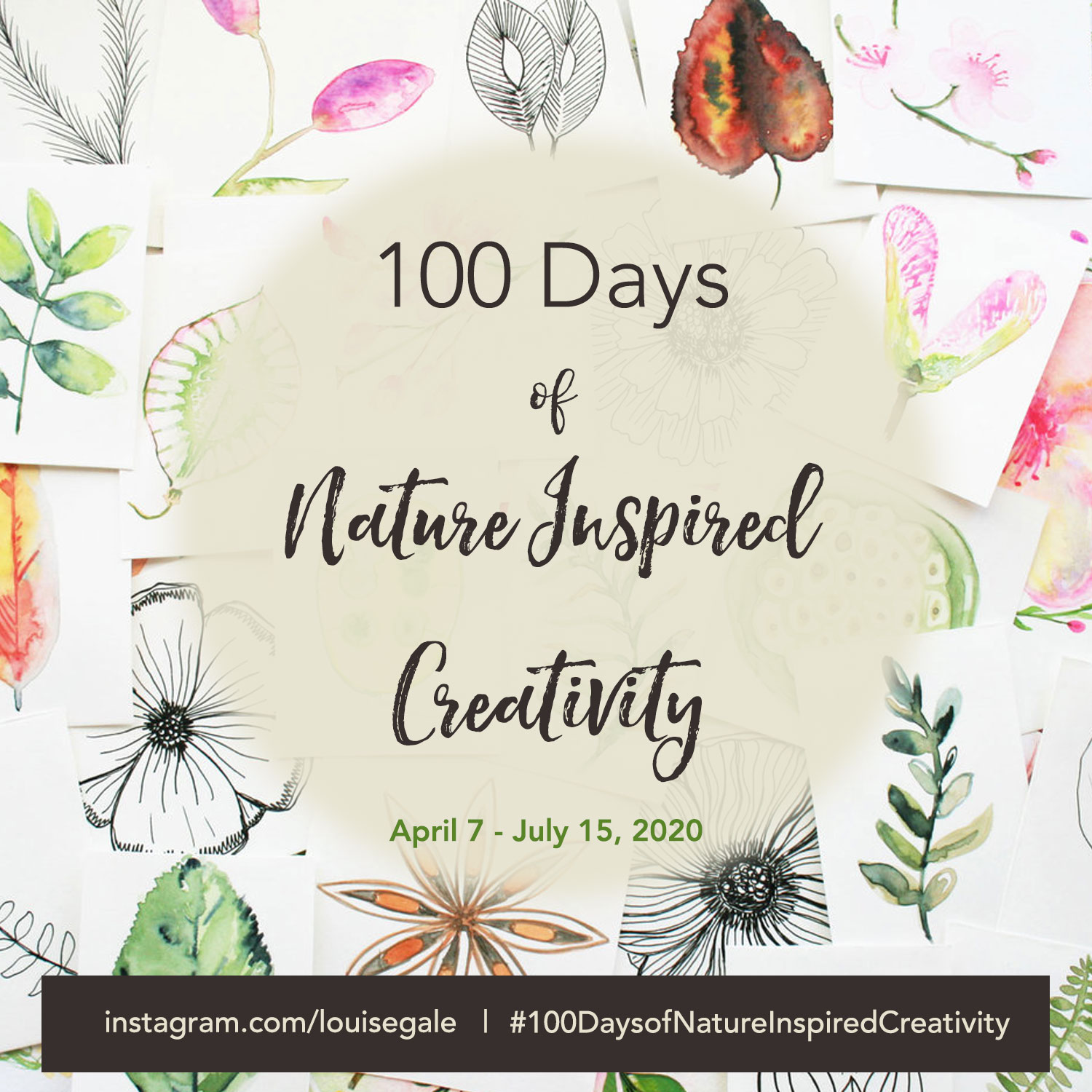 100 days of nature inspired creativity