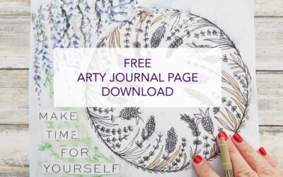 Free Arty Journal Page Download – Spring Clean Your Life