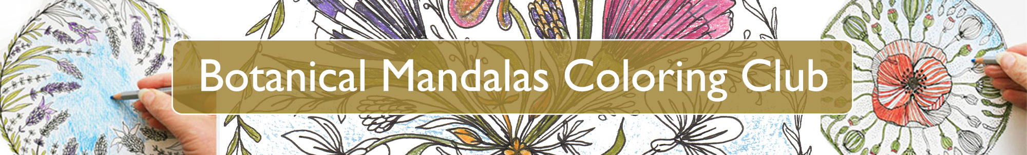 Coloring Botanical Mandalas Book Club