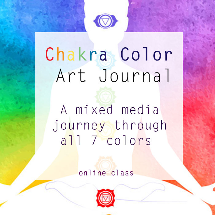 Chakra Color Art Journal Class with Louise Gale Artist