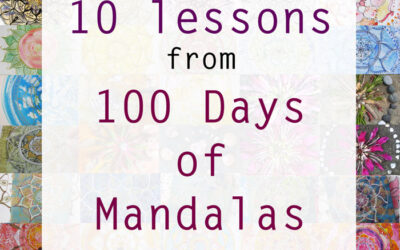 10 lessons from the 100 days of mandalas project