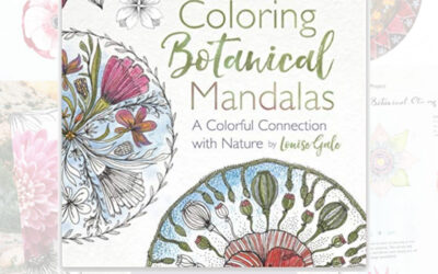 My new book is here! Coloring Botanical Mandalas is available to purchase on Amazon!