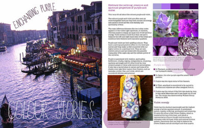 Published! Purple/Violet Colour Stories in MOYO Magazine