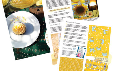 Published! Yellow Colour Stories in Moyo  – the worlds first online surface pattern magazine