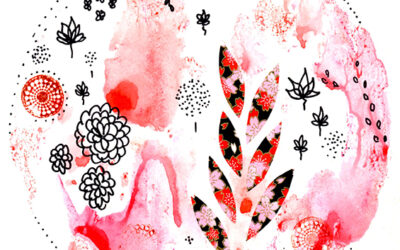 *New* red energy painting