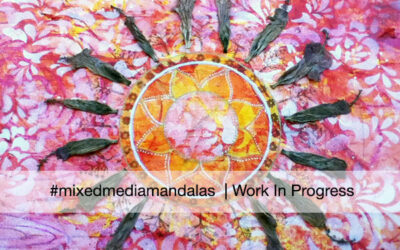 Sunset nature mandala: Work In Progress