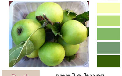 Color story: apples color palette