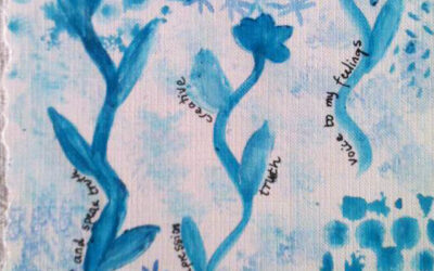 Color energy class student showcase: Blue {throat chakra}, Indigo {third eye}, Violet {crown}