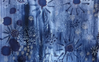 *New* Indigo energy painting