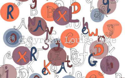 July color challenge wrap up {Multi colors and letters}