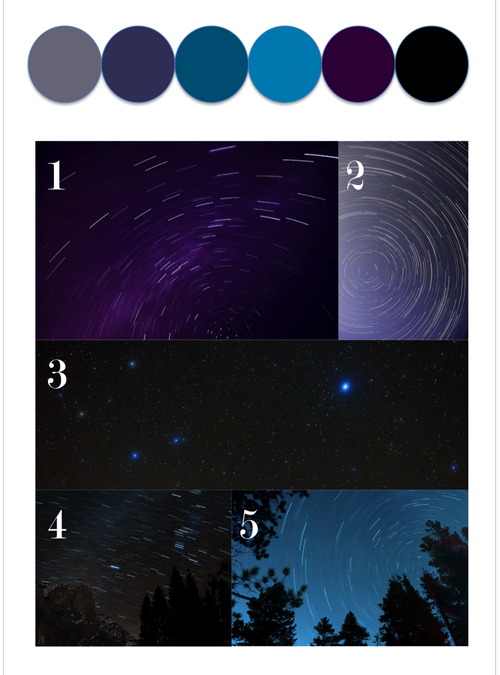 Color Story: Starry Starry Night color palette