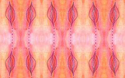 *New* orange energy painting and pattern