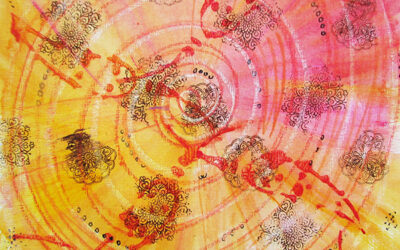 *New* orange energy painting