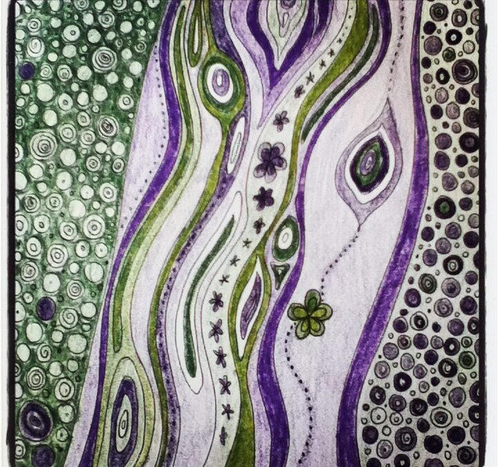 February Color Challenge wrap up! {Lavender and green} 2012
