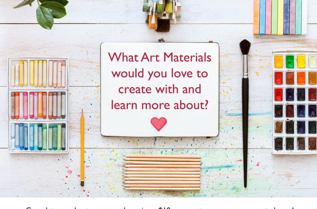 Which Art Materials Would You Love To Learn More About? (Survey & $10 coupon Inside)
