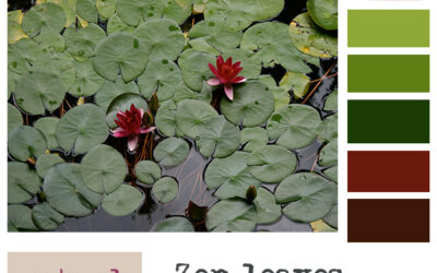 Color Story: Zen leaves color palette